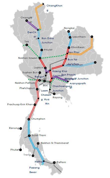 Investice do modernizace a rozšíření thajské dopravní infrastruktury představují významný impuls