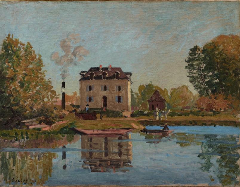 3 TÉMATA A RYSY IMPRESIONISTICKÉ MALBY Alfred Sisley, Záplavy. Břehy Seiny.