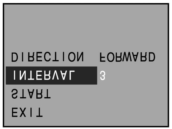 Automatické procházení (Prezentace snímků) Změna nastavení automatického procházení 1.