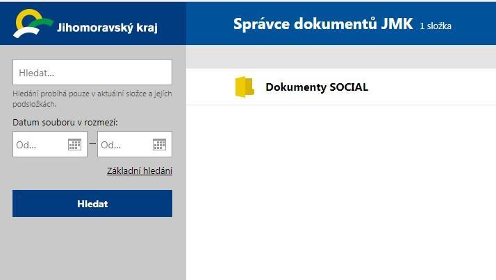 5) Vybrat svůj projekt (IP I. / IP II.