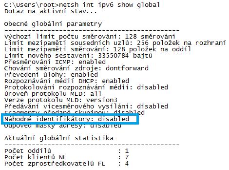 jedná o identifikátor EUI-64 vytvořený na základě klientovy MAC adresy.