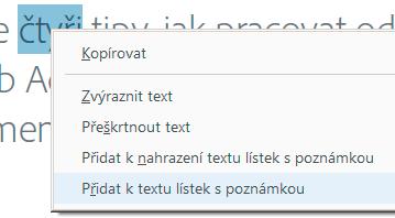 Nástroje: přehled Princip pdf korektury je podobný principu korektury papírové: označíme (myší) závadné místo, vybereme ikonu nástroje (analogie s korektorskou značkou) a vyznačíme opravu.