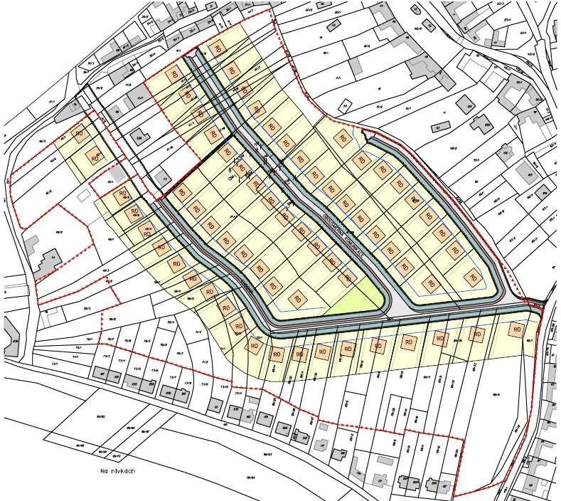 8/ URBANISTICKÉ ŘEŠENÍ LOKALITY Při zpracovávání a projednávání pracovního návrhu US byly posuzovány 3 varianty využití celé lokality.