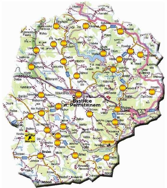 Mapa mikroregionu