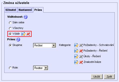 Vše - automatické přidání Jsou vybrány všechny záznamy v tabulce. Pokud tedy přidáte nový záznam (např.