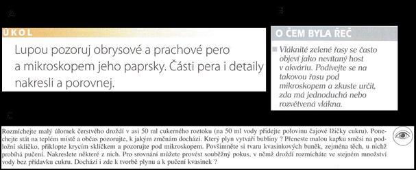 Učebnice nakladatelství Prodos (nová řada učebnic vydaná v letech 2011-2018) mají náměty pro praktická cvičení uvedeny v zadní části pracovního sešitu s odkazem na kapitolu, které se cvičení týká.