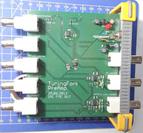 4. VÝVOJ ELEKTRONIKY PRO ŘÍZENÍ RASTROVACÍHO SONDOVÉHO MIKROSKOPU Obrázek 4.
