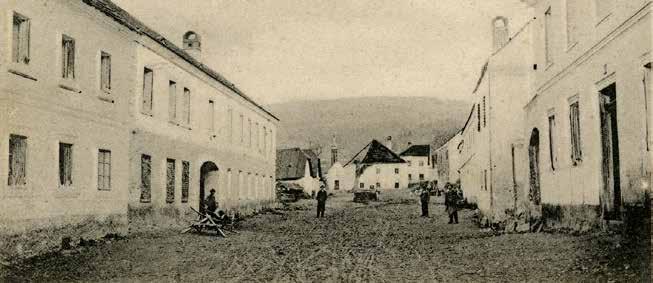 Křenov před rokem 1911. Foto poskytl Jiří Dvořáček STROM ŽIVOTA 2/2019 Z kájovského hřbitova do křenovské hospody / Rudolf Herbst 2 Iluze děsu a bezpečí.