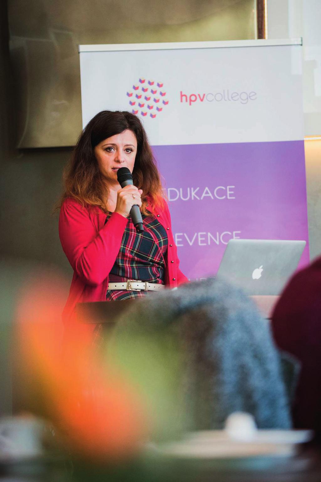 SSG ZPRAVODAJ ČR PODPORUJE 2/2017 11 SSG ČR PODPORUJE HPV COLLEGE Edukační a diskusní platforma zaměřená na prevenci onemocnění asociovaných s infekcí HPV již sedmým rokem přináší laické i odborné