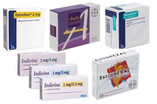podávány v kombinaci s gestageny. Podávání neoponovaných estrogenů je spojeno s vyšším rizikem vzniku karcinomu endometria.