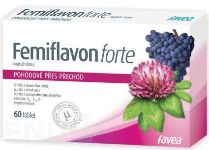 Z hlediska možného terapeutického využití jsou nejdůležitější izoflavonoidy (1-2 % v sušině) a flavonoidy, které jsou obsaženy zejména