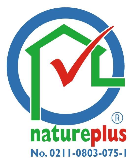 Ekologická značka Natureplus Výrobky šetrné ke zdraví a životnímu prostředí Jediná environmentální značka pro stavební