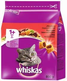 Whiskas granule s hovězím