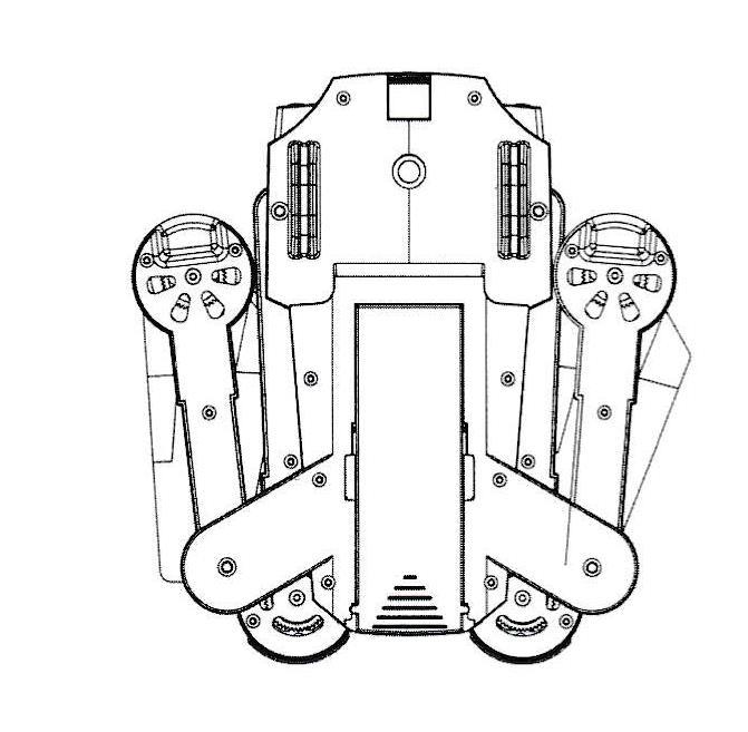 Head front- přední část dronu Motor- motor Receiver- přijímač Motor seat- sedlo motoru Příprava k letu Před letem je nutné vysunout ramena, nejprve přední a následně zadní.