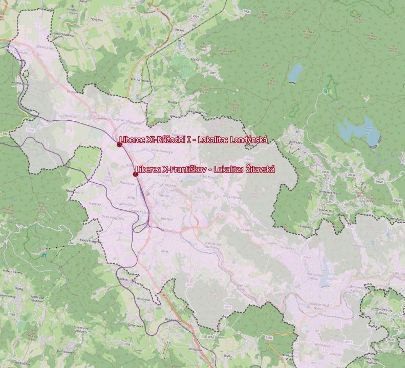9.3. Železniční dprava Dle výsledků strategickéh hlukvéh mapvání pr železniční prvz (viz kapitla 7.