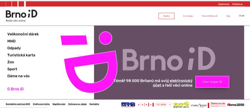 Integrace - ARL + BrnoiD BrnoiD E-shop služeb pro Brňany (šalinkarta, odpady, turistická
