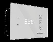TIMPEX Ӏ SETY REGULACÍ HOŘENÍ SETY REGULACÍ HOŘENÍ Ӏ TIMPEX Timpex 220 / displej sklo Optimalizace hoření na základě měření teploty spalin. Je možná aktivace softwarového dveřního spínače SDS.