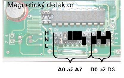 detektor, který je již naučen.