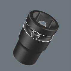 Pro použití s elektrickými nebo pneumatickými rázovými utahováky s 12,5 mm = 1 /2" připojovací rozměr.