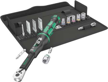 Click-Torque A 6 Set 1 Click-Torque C 3 Set 1 SWITCH TORQUE TOOL ULTRA COMPACT SWITCH TORQUE TOOL ULTRA COMPACT 20dílná sada; v kompaktním vysoce robustním textilním pouzdru chránícím povrch.
