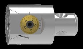 Dokončovací obrábění SpinTools Vyvrtávací a dokončovací hlava Multi-Head pro vyvrtávací tyče Ø 16 mm a můstky LSCX = průchozí hloubka vyvrtávací tyče bez vyvrtávací tyče, můstku a držáku