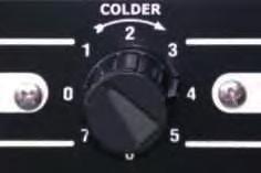 PO ZAPOJENÍ ZKONTROLUJTE, JESTLI JSOU VŠECHNY SPOJE DOSTATEČNĚ UTĚSNĚNÉ. Pokud je vše v pořádku, zkontrolujte nastavení termostatu (poloha vypnuto). Připojte chladič do el. sítě.