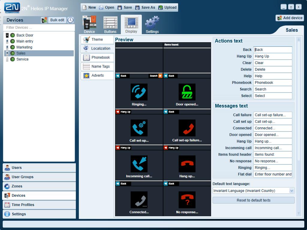 Karta Phonebook Slouží k vytvoření telefonního seznamu zobrazovaného na displeji 2N Helios IP. Do struktury telefonního seznamu lze přidat jednotlivé uživatele a uživatelské skupiny.
