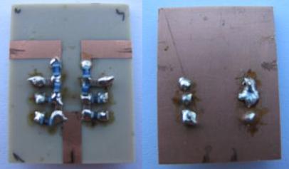 A.5 DWVD SMD struktura deska plošných spojů Rozměr desky 4, x 35, [mm], měřítko M 1:1: top (strana součástek) A.