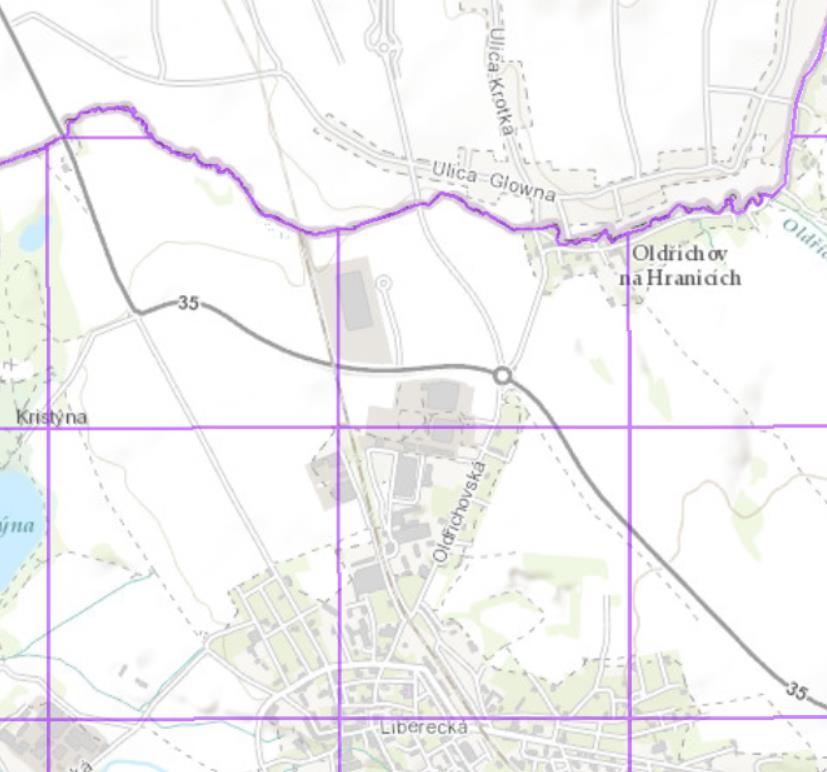 Tabulka č. 39: Pětileté průměry 2010-2014 ve 2 čtvercových sítí 1x1 km (odečtené hodnoty pro zájmovou lokalitu, zdroj:http://portal.chmi.