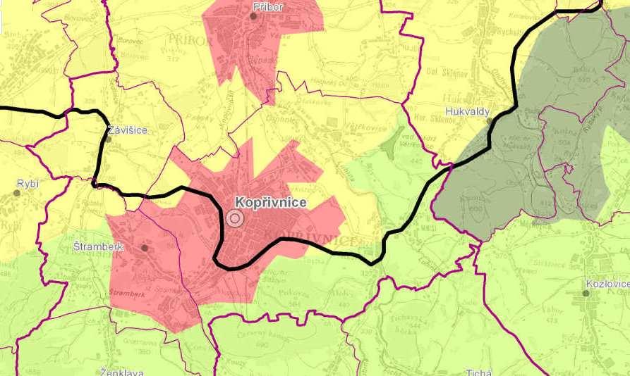 Upřesnění požadavků vyplývajících z územně plánovací dokumentace vydané krajem, kterou jsou Zásady územního rozvoje Moravskoslezského kraje vydané Zastupitelstvem Moravskoslezského kraje dne 22.12.