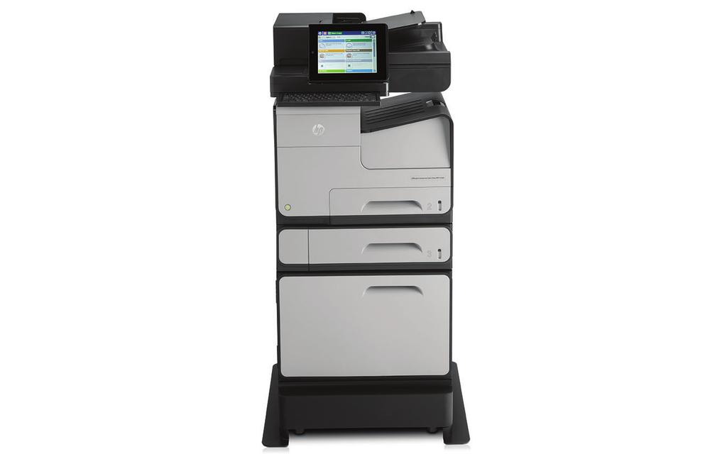 Multifunkční tiskárny HP Officejet tisknou barevné výtisky až dvojnásobnou rychlostí a s polovičními náklady ve srovnání s laserovými tiskárnami navíc umožňují kopírování, skenování a faxování 1,2,3.