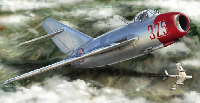 MiG-15bis 7056 SOVIET FIGHTER 1:72 SCALE PLASTIC KIT intro MiG-15 fighter aircraft has became one of the post-ww2 aircraft development symbols, especially the one of the communist block lead by