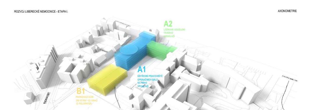 Současný návrh počítá se vznikem cca 20.000 24.000 m 2 nových podlahových ploch.