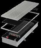 PODLAHOVÝ KONVEKTOR BEZ VENTILÁTORU PRO MOKRÉ PROSTŘEDÍ PO 4 mokré prostředí 303 mm 125 mm konvektoru L [mm] 900 1000 1250 1500 1750 2000 2500 3000 315 368 499 630 761 893 1155