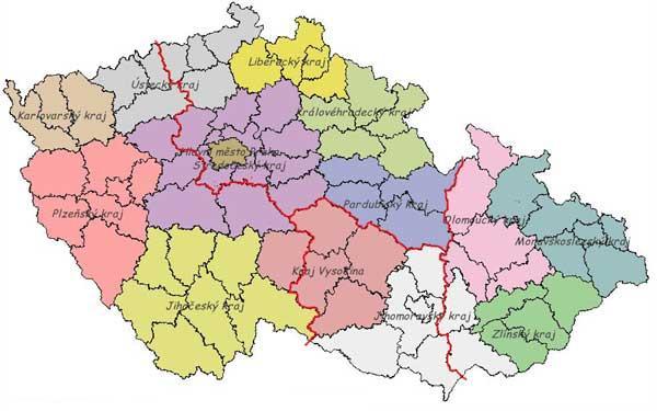 Chov koní ČMBK je organizačně uspořádán na území České republiky do chovatelských oblastí.