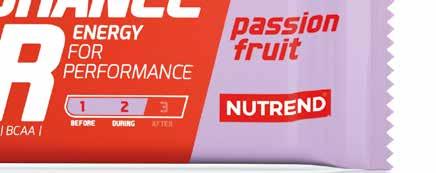 TYČINKY TYČINKY ENDURANCE BAR FRUIT ENERGY BAR Energetická tyčinka obsahuje převážně snadno stravitelné sacharidy pro doplnění