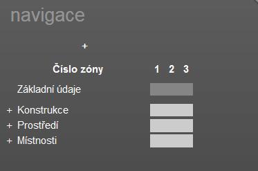 TZ modul TEPELNÉ ZTRÁTY zónování objektu nutné pro využití programu ENERGETIKA) Nutné pro využití v TZ při