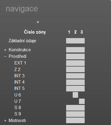 TZ modul TEPELNÉ ZTRÁTY Zadání typů prostředí prostředí Exteriér EXT Zemina Z* Nevytápěný prostor U** Sousední prostor S