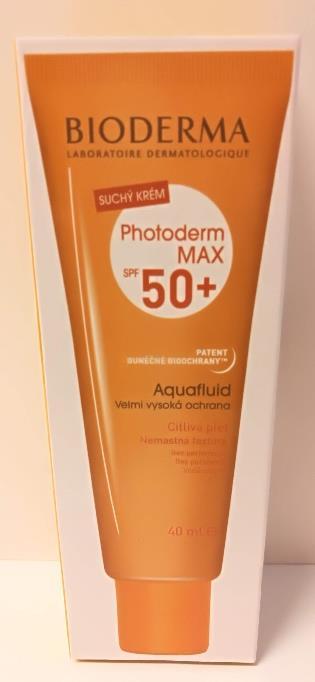 MAX Aquafluid SPF 50+ Tmavý, Světlý, Neutrální SPF 50+/UVA 24 Indikace: Pro všechny typy pleti i v kombinaci s mastnou pletí Pleť intolerantní Pleť intenzivně vystavena slunečnímu záření (hory, jižní