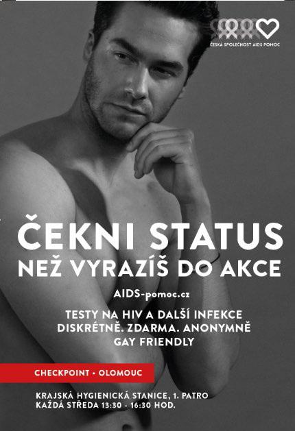 TESTOVÁNÍ NA HIV V OLOMOUCI V Olomouci provozujeme poradnu za laskavé podpory Krajské hygienické stanice Olomouc a Zdravotního ústavu se sídlem v Ostravě. Olomoucká poradna je v provozu od 31.