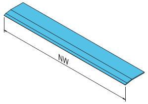 NL=3000 ] Délka lišty 400 mm standard Délka lišty 500 mm [ jen pro LH > 600 ] Ocelová lišta s náběhem 100 mm Ocelová lišta zahnutá standard Ocelová lišta přímá Povrchová úprava Energie & Ergonomie