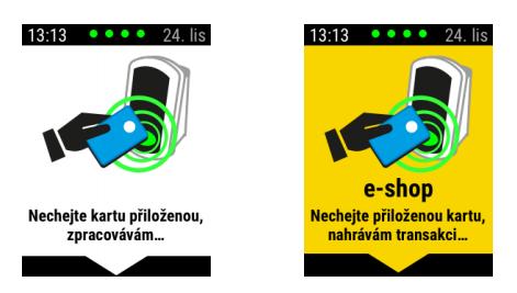 9 Validace nákupu Po provedení nákupu v e-shopu je potřeba provést validaci, tj. zápis nakoupeného a již zaplaceného časového kupónu nebo elektronické hotovosti do paměti karty.