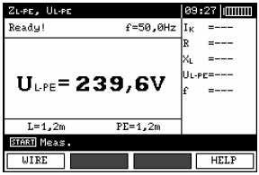 Kontrola účinnosti ochrany pouzdra přístroje proti úrazu elektrickým proudem v sítích: a) TN,