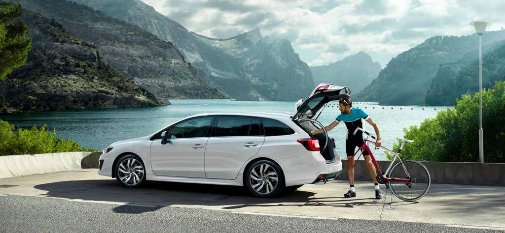 S novým opěradlem zadních sedadel, děleným v poměru 0/0/0, Levorg nabízí objemný a flexibilní zavazadlový prostor pro všechna vaše