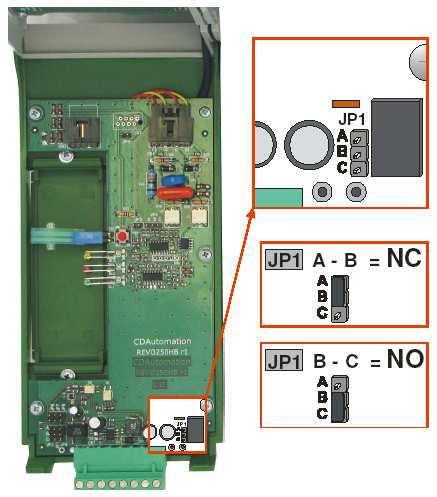 LED indikátory a alarmy 8.1 Výstupní relé alarmu Tyristorová jednotka REVO s volitelnou výbavou alarmu topného proudu je vybavena reléovým výstupem se spínacím kontaktem.