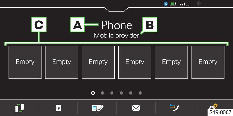 98 Infotainment Amundsen Telefon Spojení infotainmentu s dříve spojeným mobilním zařízením Stiskněte Spravovat mobilní zařízení. Stiskněte Zvolit mobilní telefon.