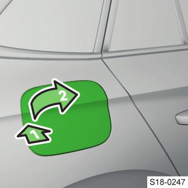 134 Motor, výfukový systém a palivo Systém kontroly výfukových plynů Systém kontroly výfukových plynů Řešení problémů Závada v systému kontroly výfukových plynů svítí Je umožněna jízda v nouzovém