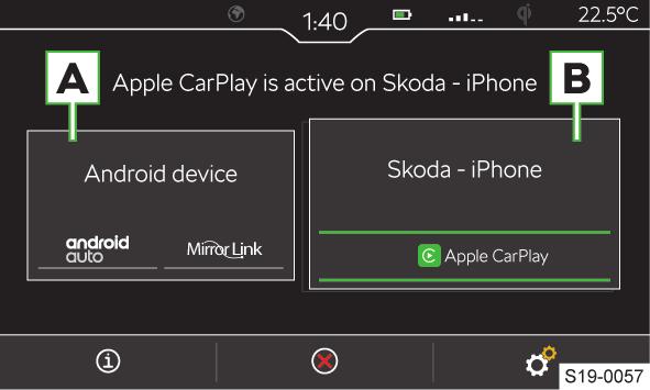 Infotainment Bolero SmartLink 81 Změna hesla pro spojení s hotspotem infotainmentu Heslo musí mít min. 8 a max. 63 znaků. Stiskněte WLAN Síťový klíč. Zadejte a potvrďte heslo.