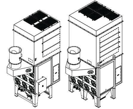 Popis 2 1 Část 2 Popis Informace o výrobku Obrázek 2 Typický výstupní filtr 5. generace Výstupní filtr se používá pro zachytávání vzduchem neseného prášku a částic.