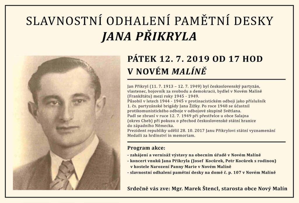 července 2019 u památníku obětí v